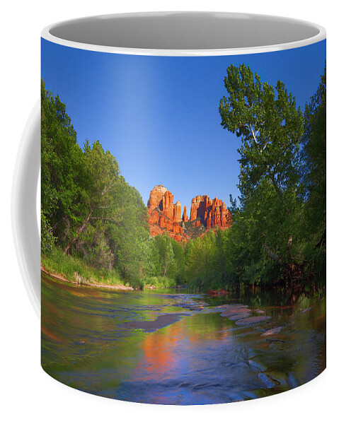 Sedona Coffee Mug featuring the photograph Cathedral rock 2 by Giovanni Allievi