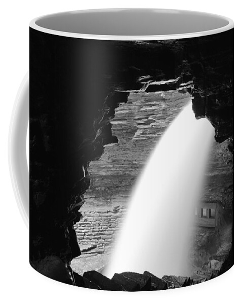 Watkins Glen Coffee Mug featuring the photograph Cavern Cascade by Nunweiler Photography