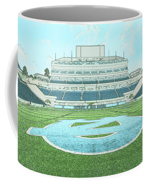 Kenan Memorial Stadium Coffee Mug featuring the photograph Centerfield #2 by Minnie Gallman