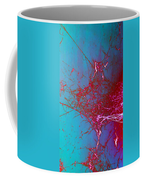 Abstract Coffee Mug featuring the photograph Charlotte's Pollack by Judy Kennedy