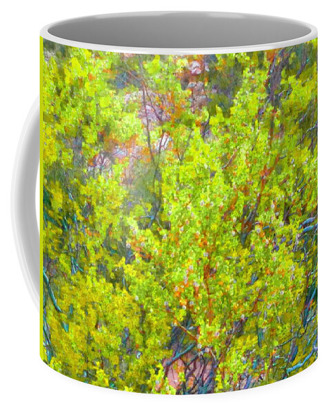 Chartreuse Coffee Mug featuring the photograph Chartreuse Desert Foliage by Debra Grace Addison