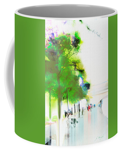 Chattanooga Coffee Mug featuring the photograph Chattanooga Sidewalk by Frank Bright