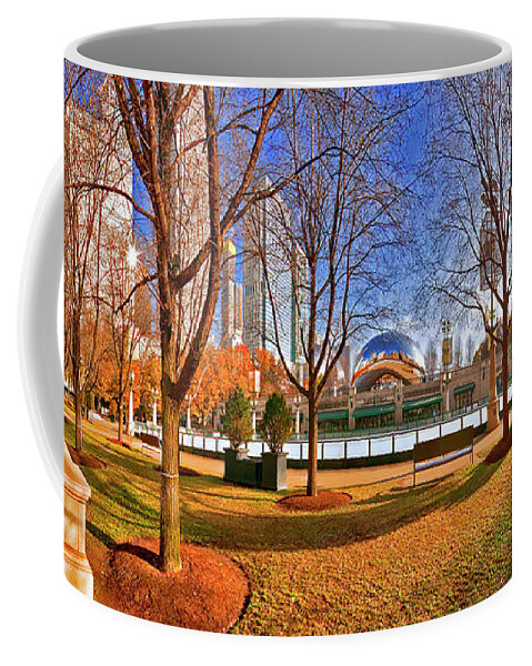 Chicago Coffee Mug featuring the photograph Chicago Millennium Park McCormick Tribune Ice Rink JELE3692 a by Tom Jelen