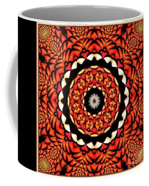  Coffee Mug featuring the digital art Chiclets K12-45 by Doug Morgan