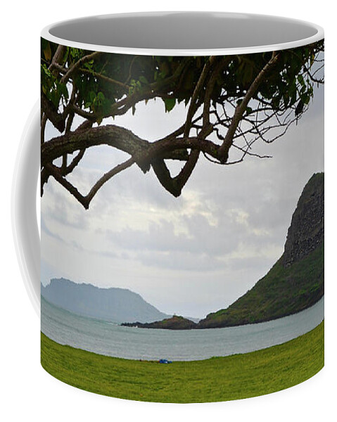 Mokoli'i Coffee Mug featuring the photograph Chinaman's Hat, Oahu, Hawaii by Ron Long