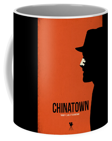 Chinatown Coffee Mug featuring the digital art Chinatown by Naxart Studio