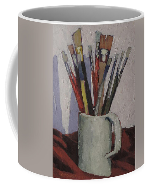 Choices Coffee Mug featuring the painting Choices by Bill Tomsa