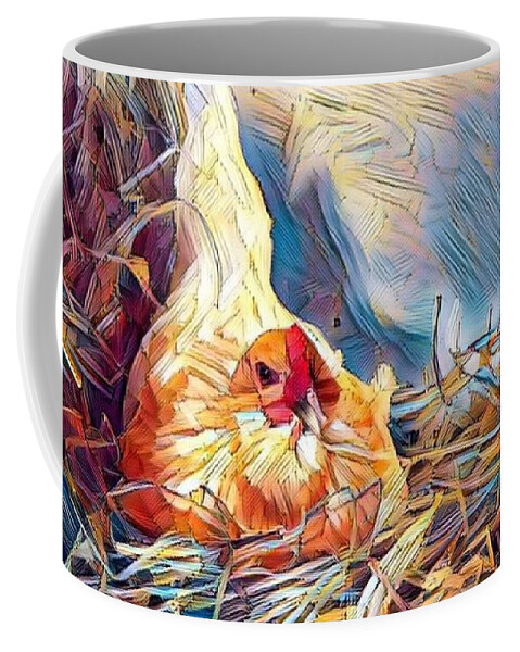 Alpaca Coffee Mug featuring the photograph Cirrus Lays an Egg by Caryl J Bohn