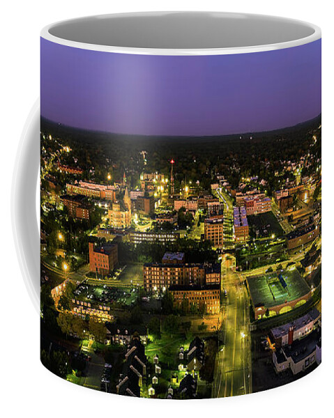 Drone Coffee Mug featuring the photograph City Lights by William Bretton