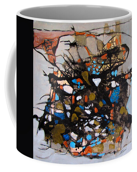 Abstract Coffee Mug featuring the painting City of Angels by Barbara O'Toole