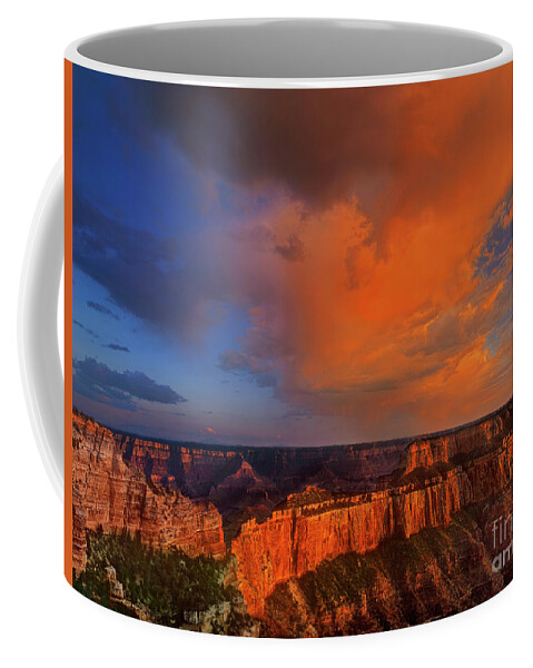 Grand Canyon Coffee Mug featuring the photograph Clearing Storm Cape Royal North Rim Grand Canyon NP Arizona by Dave Welling