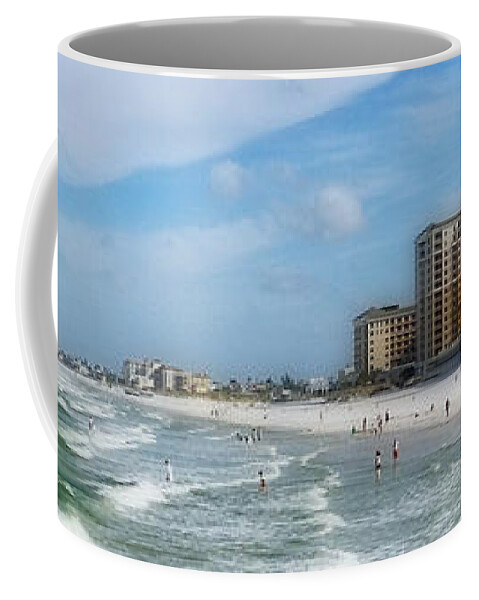 Beach Coffee Mug featuring the photograph Clearwater Beach by Sandra Selle Rodriguez