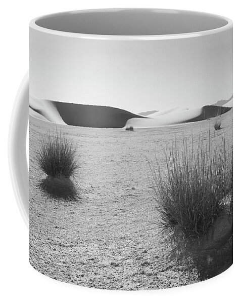 Richard E. Porter Coffee Mug featuring the photograph Clinging to Life - White Sands National Monument, New Mexico by Richard Porter