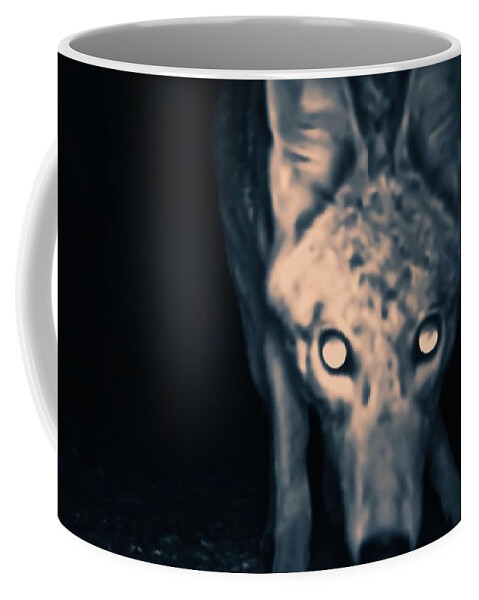 Animal Trail Coffee Mug featuring the photograph Close Enough? by Judy Kennedy