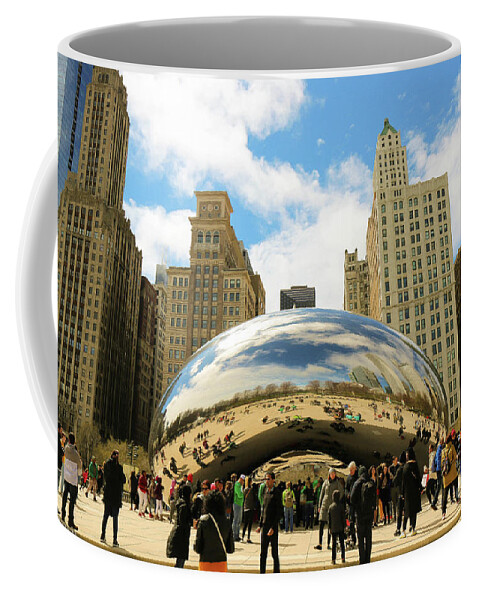 Cloud Gate Coffee Mug featuring the photograph Cloud Gate Chicago by Veronica Batterson