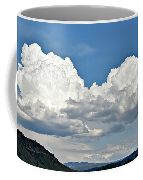 Clouds Coffee Mug featuring the photograph Clouds Are Forming by Dorrene BrownButterfield