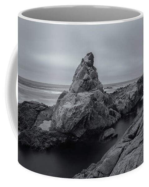 Landscape Coffee Mug featuring the photograph Coast Bw 2 by Jonathan Nguyen