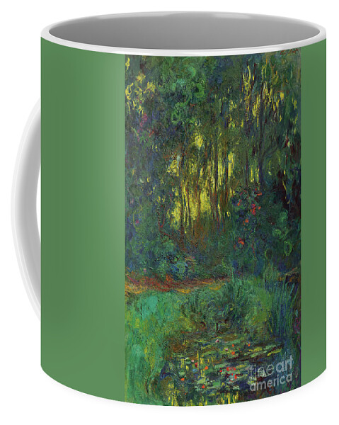 Nympheas Coffee Mug featuring the painting Coin du bassin aux nympheas by Claude Monet