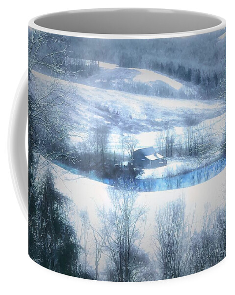  Coffee Mug featuring the photograph Cold Valley by Jack Wilson