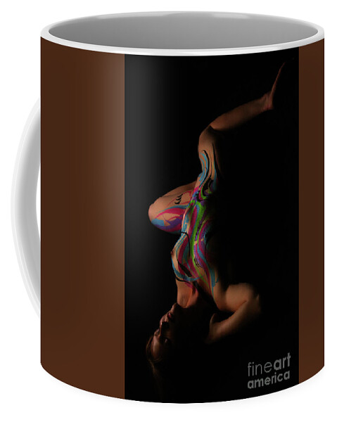 Girl Coffee Mug featuring the photograph Color Of Silence by Robert WK Clark