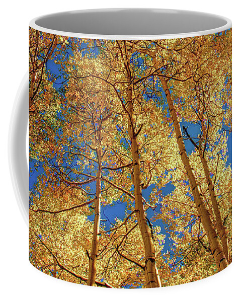 Colorado Coffee Mug featuring the photograph Colorado Autumn Sky by O Lena