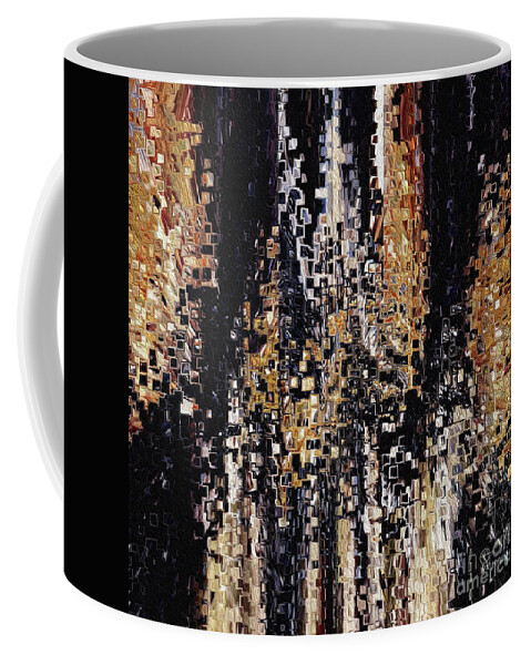 Black Coffee Mug featuring the painting Colossians 1 16. Your Creator by Mark Lawrence