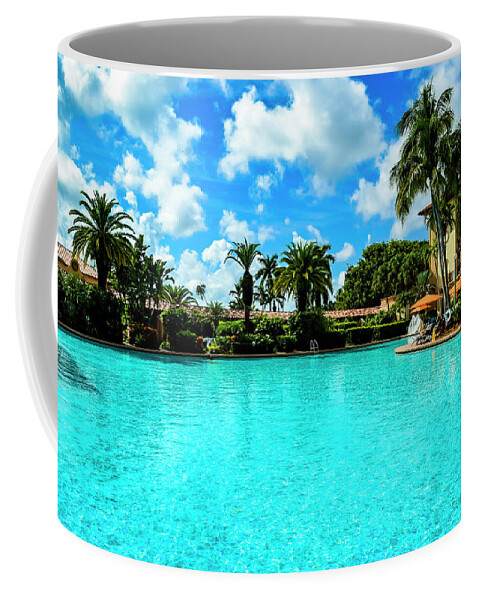 Architecture Coffee Mug featuring the photograph Biltmore Hotel Pool in Coral Gables Series 0087 by Carlos Diaz