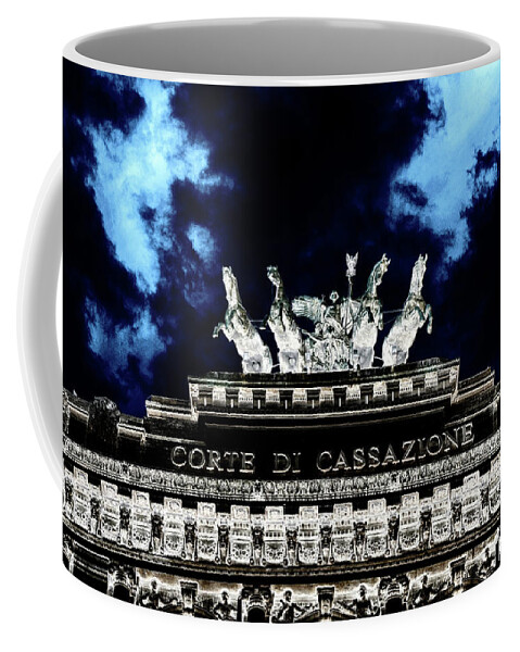 Italy Coffee Mug featuring the photograph Court of Last Resort by Jim Cook