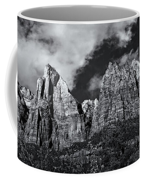 Utah Coffee Mug featuring the photograph Court of the Patriarchs by Phil Cardamone