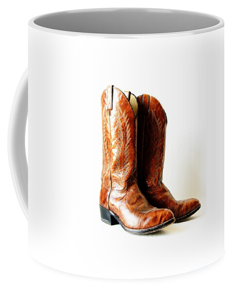 Cowboy Boots Coffee Mug featuring the photograph Cowboy Boots by Lachlan Main