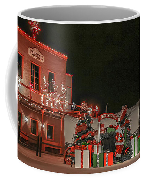 Arizona Coffee Mug featuring the photograph Cowboy Christmas by Darrell Foster