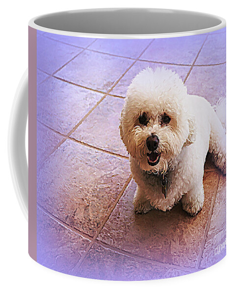 Dog Coffee Mug featuring the digital art Cowboy by Deb Nakano
