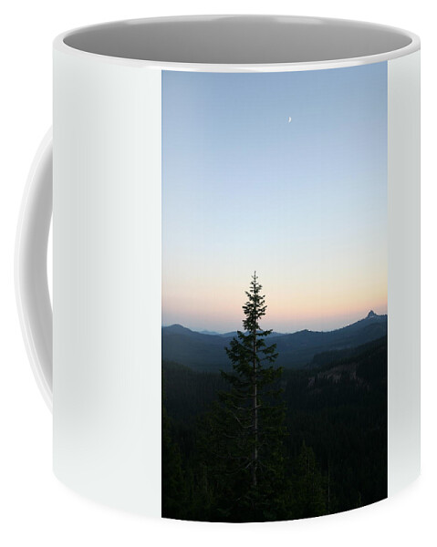 Crater South Moon Coffee Mug featuring the photograph Crater South Moon by Dylan Punke