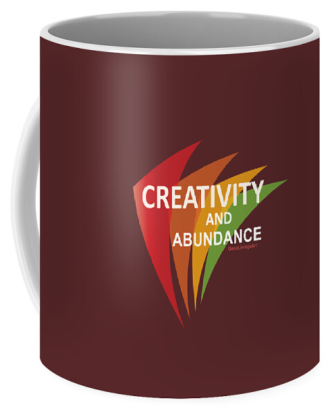  Coffee Mug featuring the digital art Creativity And Abundance by Gena Livings