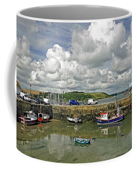 Bright Coffee Mug featuring the photograph Custom House Quay, Falmouth #1 by Rod Johnson