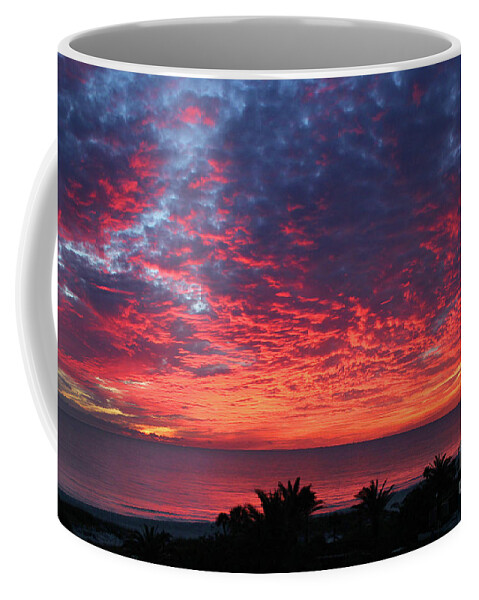 Sunset Coffee Mug featuring the photograph Daily Show by Mariarosa Rockefeller