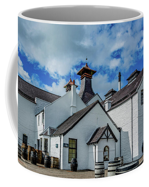 Aviemore Coffee Mug featuring the photograph Dalwhinnie Distillery of Scotland by Marcy Wielfaert