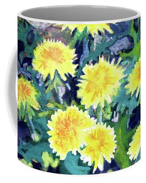 Paintings Coffee Mug featuring the painting Dandy Grouping by Kathy Braud