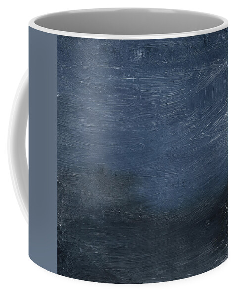 Abstract Coffee Mug featuring the painting Danube- Art by Linda Woods by Linda Woods