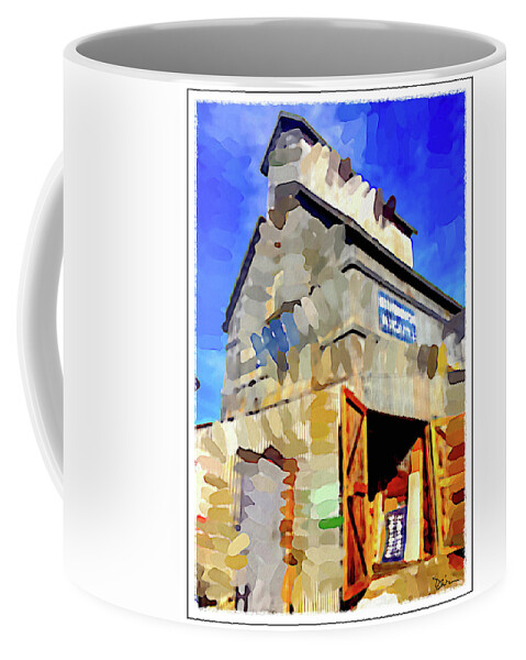 Watercolor Coffee Mug featuring the photograph Dappled In The Morning Sun by Peggy Dietz