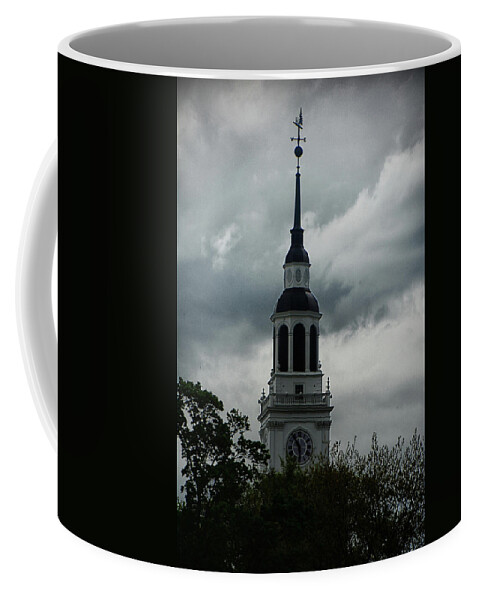 Dartmouth College's Clock Tower Coffee Mug featuring the photograph Dartmouth College's Clock Tower by Raymond Salani III