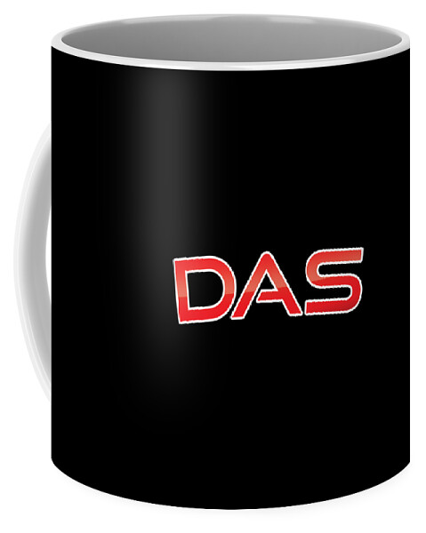 Das Coffee Mug featuring the digital art Das by TintoDesigns