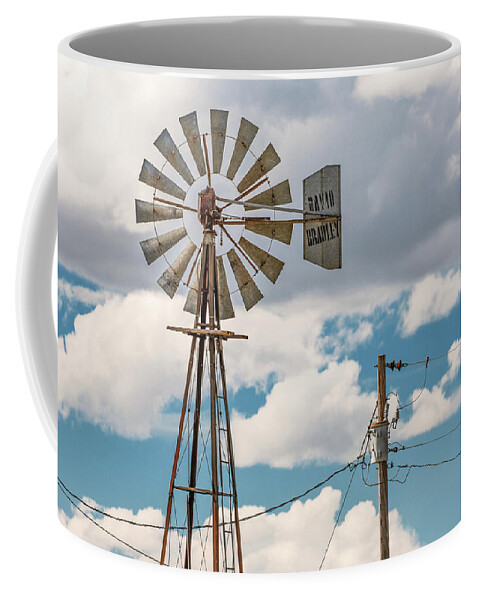 Windmill Coffee Mug featuring the photograph David Bradley Windmill by Todd Klassy