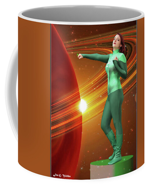 Green Coffee Mug featuring the photograph Dawn Of The Green Lantern by Jon Volden