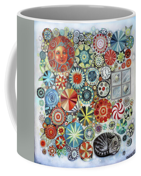 Daydream Coffee Mug featuring the painting Day Dream by Manami Lingerfelt