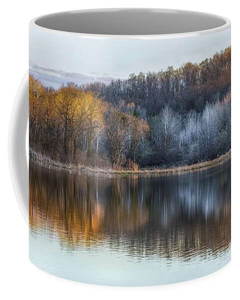 Reflection Coffee Mug featuring the photograph Daybreak by Brad Bellisle