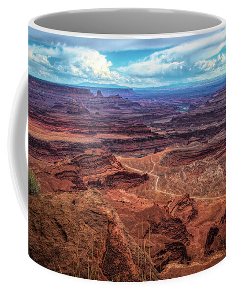 Dead Horse Point Coffee Mug featuring the photograph Dead Horse Point Overlook by Paul LeSage