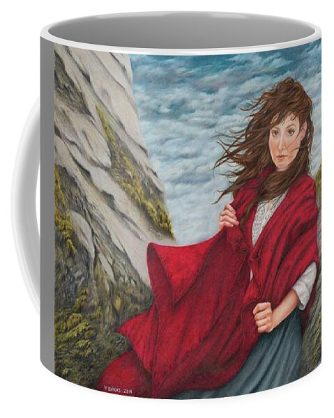 Scoltland Coffee Mug featuring the painting Deanna by Valerie Evans