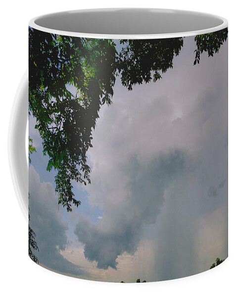 Weather Coffee Mug featuring the photograph Death of a Thunderstorm by Ally White