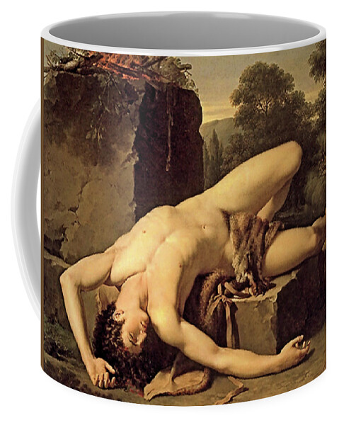 Montpellier Coffee Mug featuring the painting Death of Abel by Francois Xavier Fabre